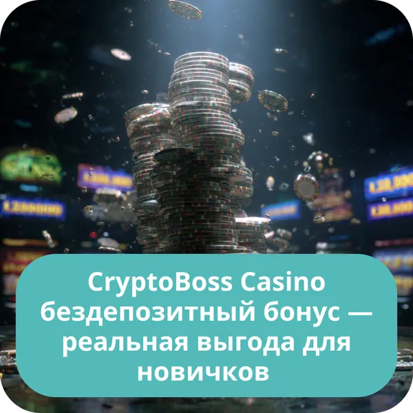 CryptoBoss Casino бездепозитный бонус — реальная выгода для новичков
